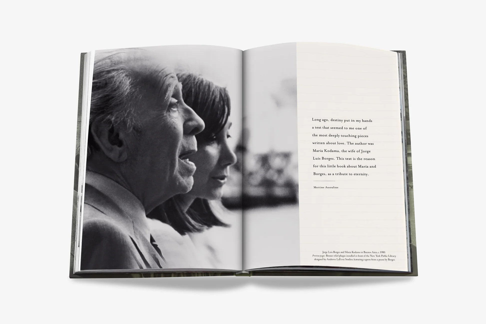 ASSOULINE Jorge Luis Borges &amp; María Kodama: The Infinite Encounter