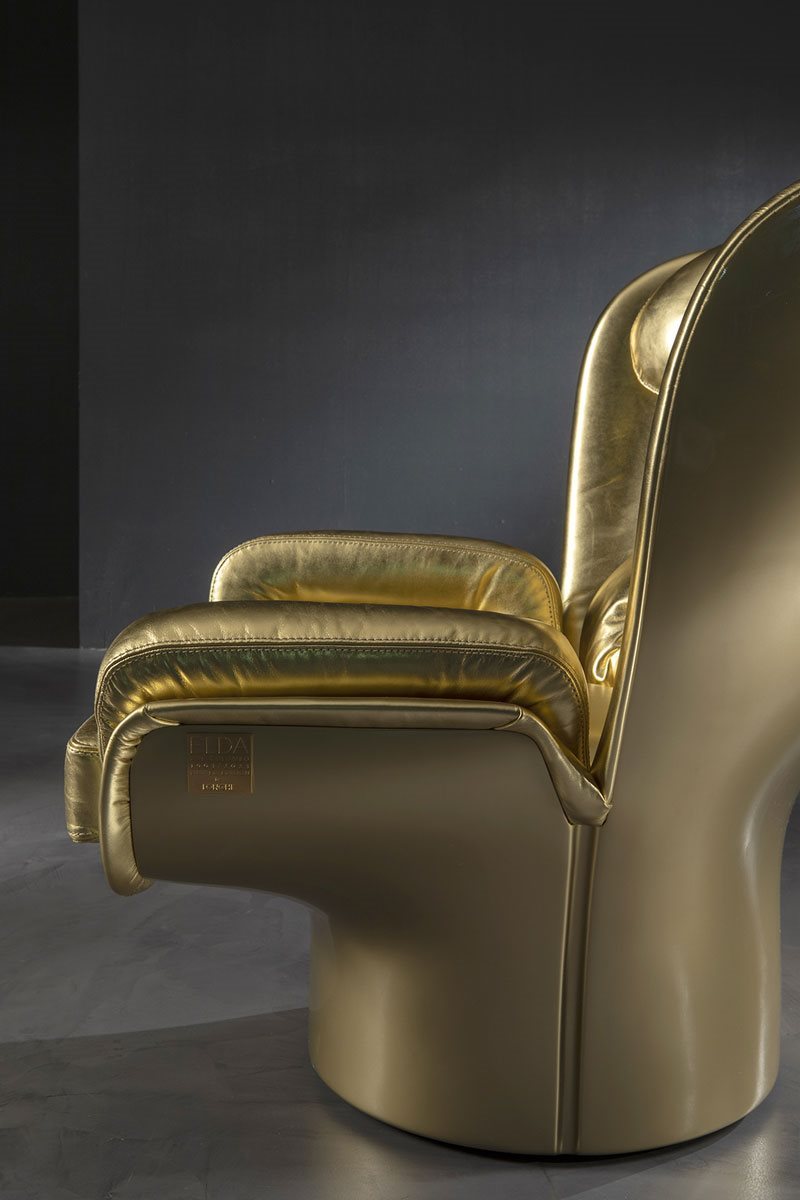 Longhi Elda Chair Gold Limited Edition