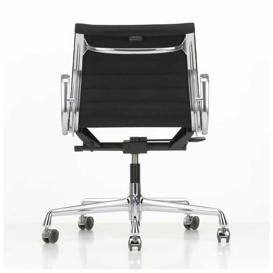 VITRA Soft Pad Chair EA 217 - Poleret / Læder