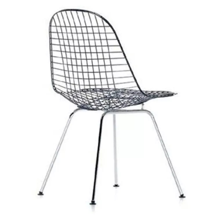 Vitra Eames Wire Chair DKX stol forkromet