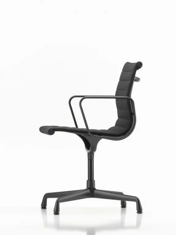 Vitra Aluminium Stol EA 104 kontorstol sort base