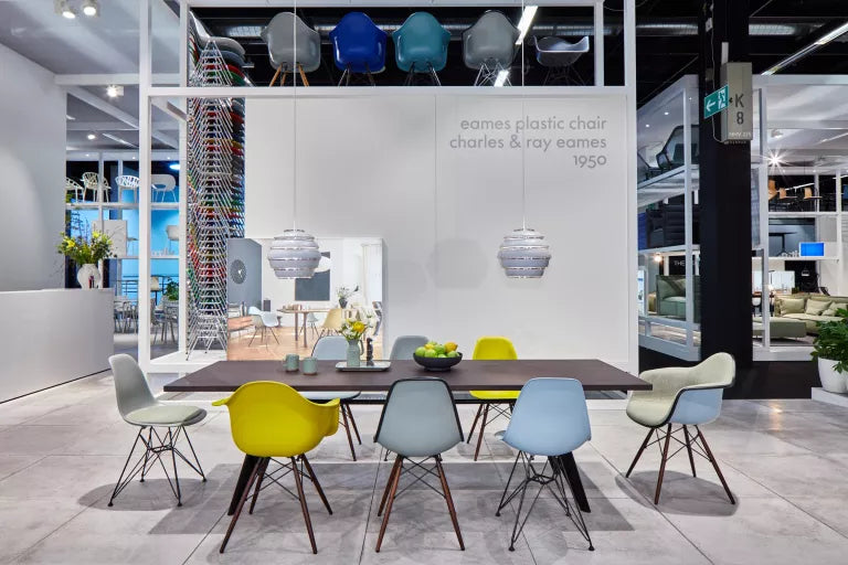 Vitra Eames DAW stolebase i ask