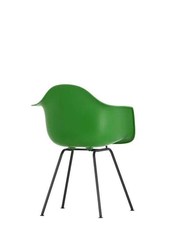 Vitra Eames DAX stol sort pulverlakeret base