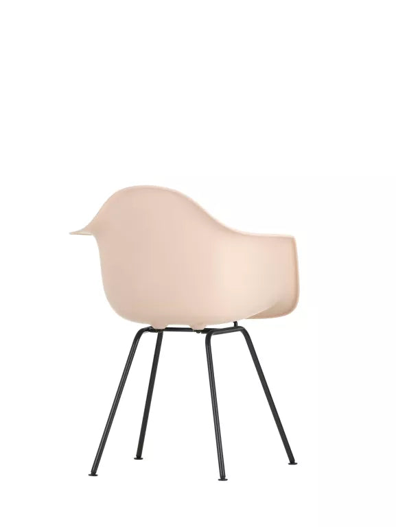 Vitra Eames DAX stol sort pulverlakeret base