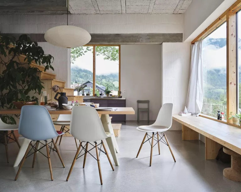 Vitra Eames DSW stol gullig ahorn base