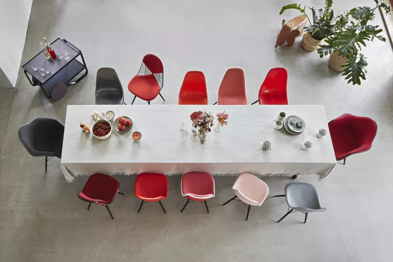 Vitra Eames DSW stol sort ahorn base