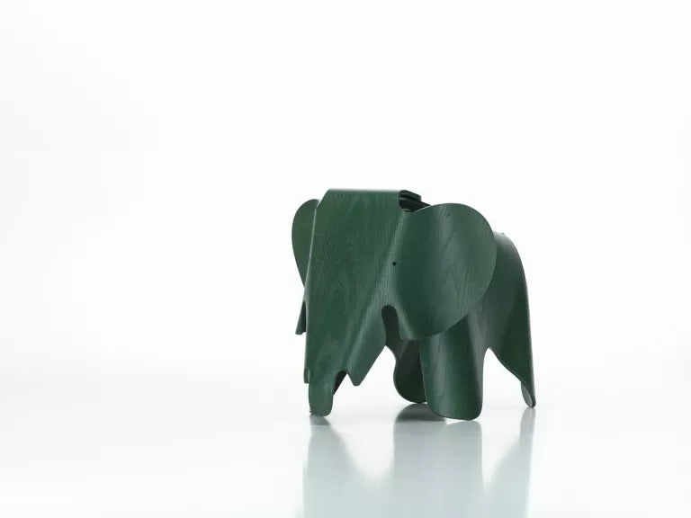 Vitra Eames Elephant Plywood Børnestol Mørkegrøn