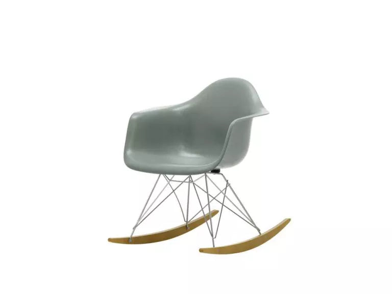 Vitra Eames RAR Glasfiber gyngestol ahornguld