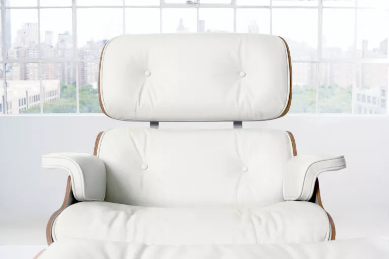 Vitra Eames Lounge chair fauteuil (nieuwe afmetingen) sneeuwwit