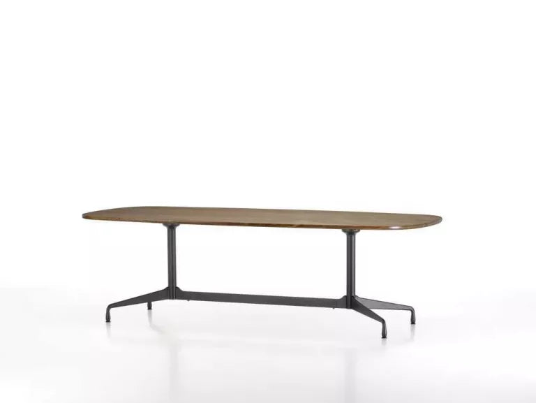 Vitra Eames Segmented Table 240 pulverlakeret dyb sort