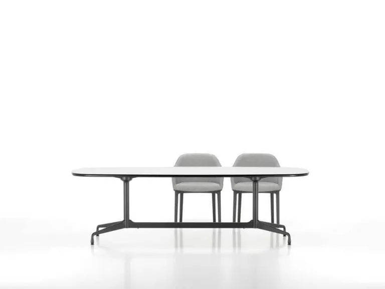 Vitra Eames Segmented Table 240 pulverlakeret dyb sort