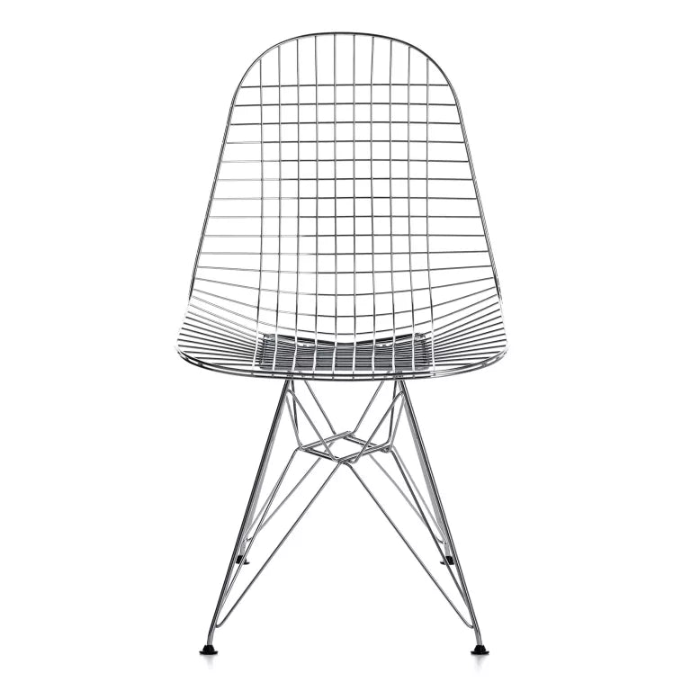 Vitra Eames Wire Chair DKR stol forkromet understel