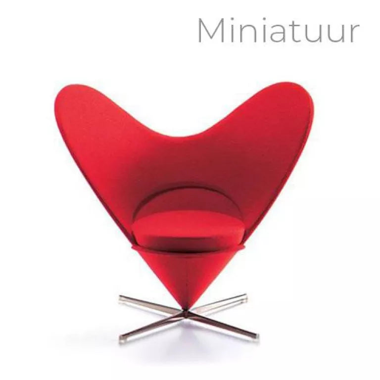 Vitra hjerteformet keglestol miniature