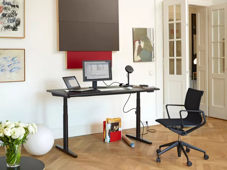 Vitra Physix kontorstol sort base