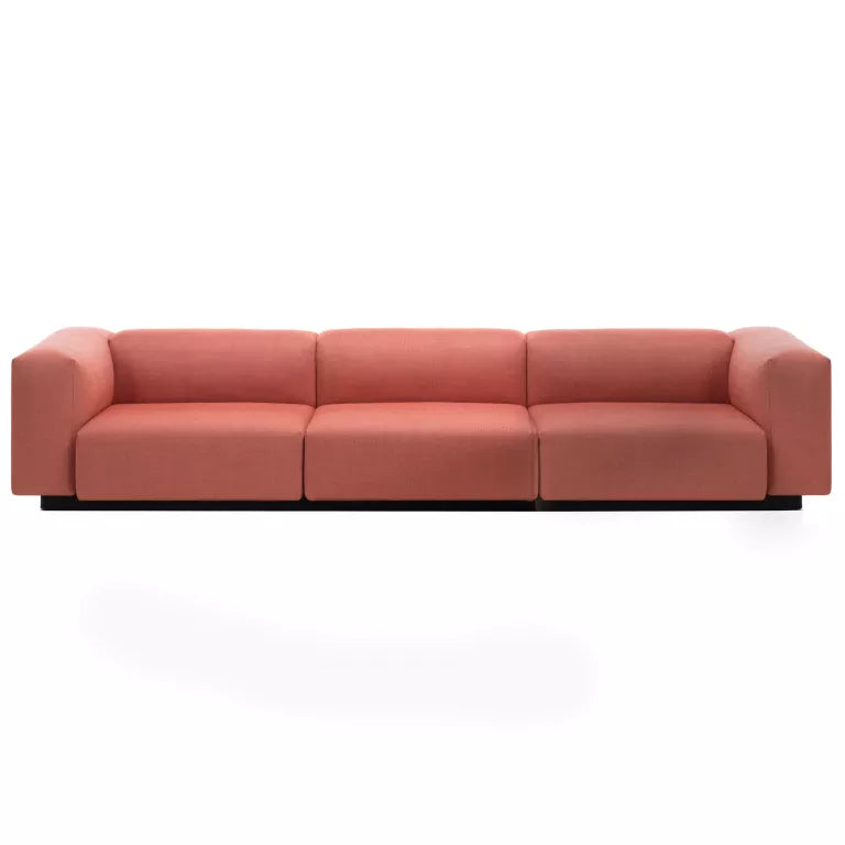 Vitra Soft Modulsofa 3-personers volo mursten