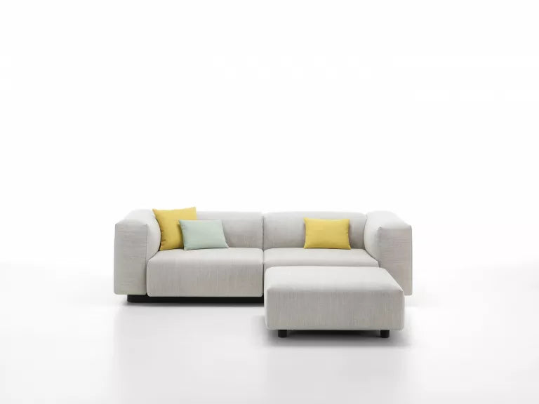 Vitra Soft Modulsofa med chaiselong volo mursten