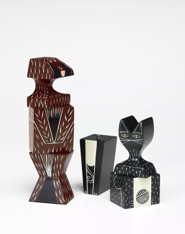 Vitra Wooden Dolls Hunde stor dekoration