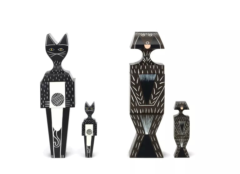 Vitra Wooden Dolls Hunde stor dekoration