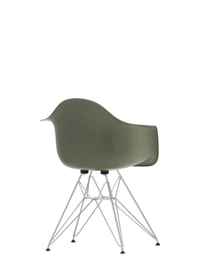 Vitra Eames DAR Glasfiber stol krom