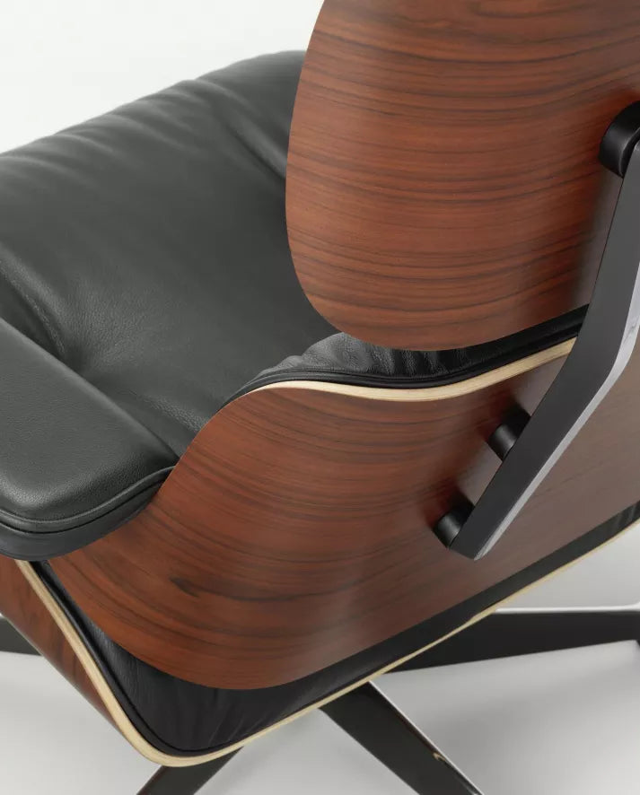 Vitra Eames Lounge stol med osmannisk lænestol (klassiske dimensioner)